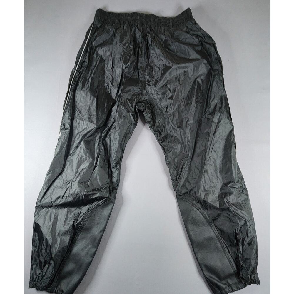 Unisex Large Motorcycle biker pants zipper expandable leg bottoms, elastic waist